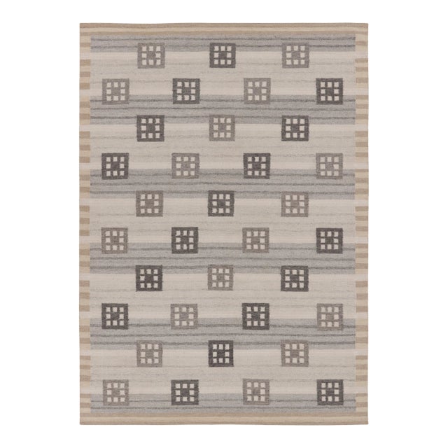 Contemporary Scandinavian Style Wool Rug by Rug & Kilim, India For Sale