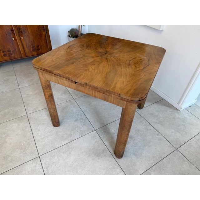 Art Deco Bauhaus Round Side Table, 1950s For Sale - Image 12 of 18