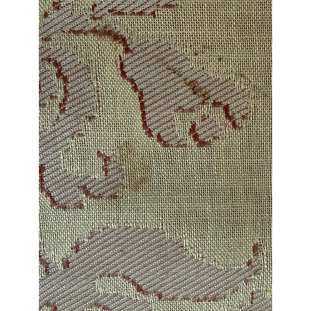 William Switzer Floral Damask Bergères, Pair For Sale - Image 10 of 12