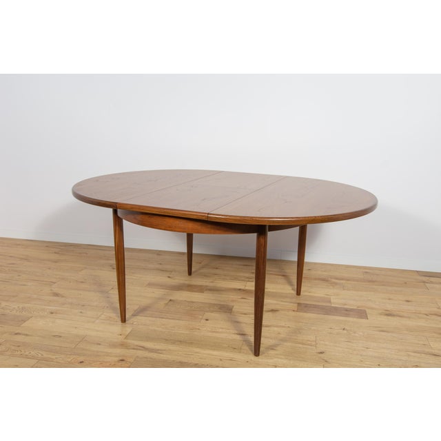 Brown Mid-Century Round Teak Fresco Dining Table from G-Plan, United Kingdom, 1960s For Sale - Image 8 of 18