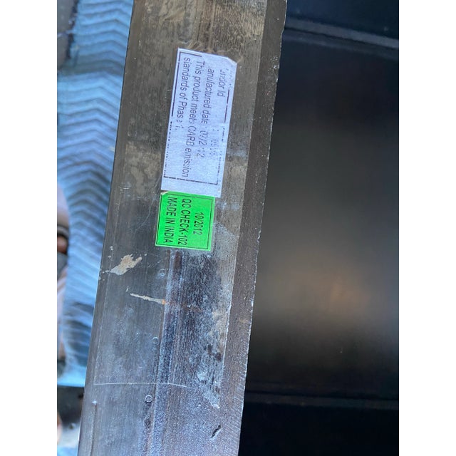 Restoration Hardware Annecy Metal Wrapped Zinc Tanker Desk With Patina For Sale - Image 12 of 12