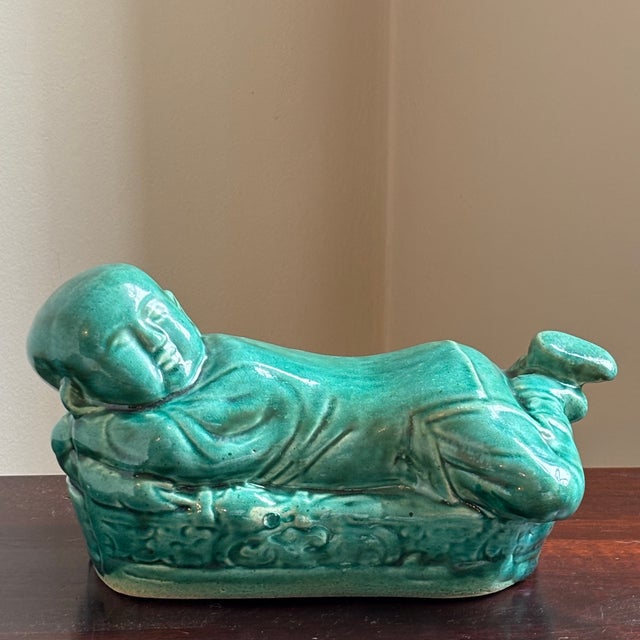 Mid-20th Century Chinese Decorative Ceramic Headrest For Sale - Image 15 of 16