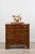 This handsome walnut period chest showcases rich burled woodgrain and contrast satinwood banding. It features six drawers,...
