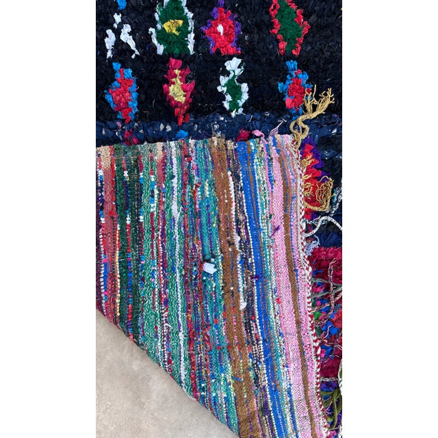 Tribal 1980s Moroccan Colorful Vintage Rug - 4'2" X 7'5" Ft For Sale - Image 3 of 8