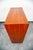 Brown Mid Century Danish Cabinet Highboy Solid Teak Denmark Drawer Sliding Doors Shelf For Sale - Image 8 of 12