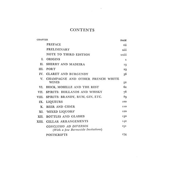 "Notes on a Cellar-Book" 1933 Saintsbury, George For Sale In New York - Image 6 of 6