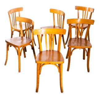 Bentwood Dining Chairs from Baumann, 1950s, Set of 6 For Sale