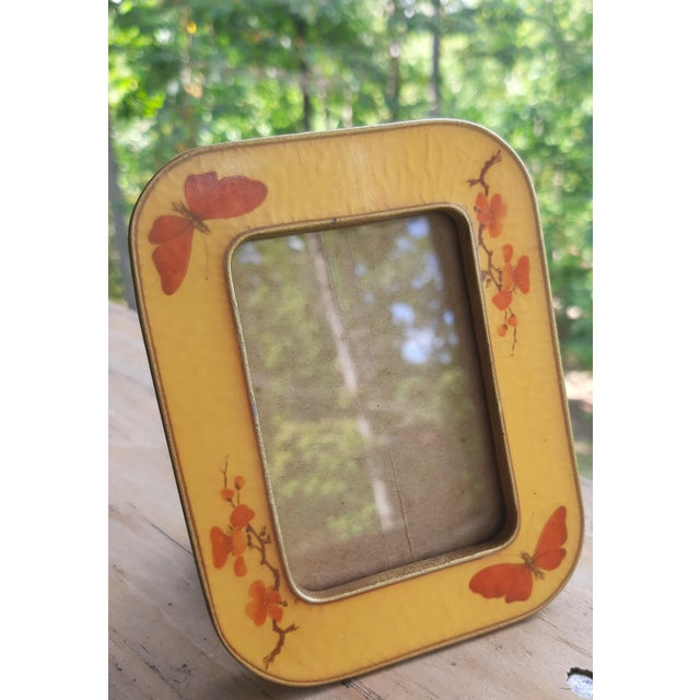 Enamel Butterfly Picture Photo Frame For Sale In Fayetteville, AR - Image 6 of 6