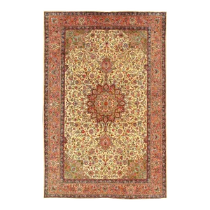 Fine Hand Knotted Vintage Tabriz Rug