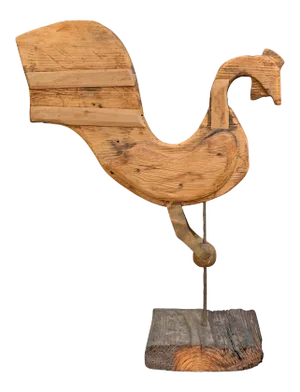 Early 20th Century American Folk Art Rooster Weathervane