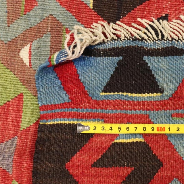 Red Middle Eastern Kilim Rug For Sale - Image 8 of 9
