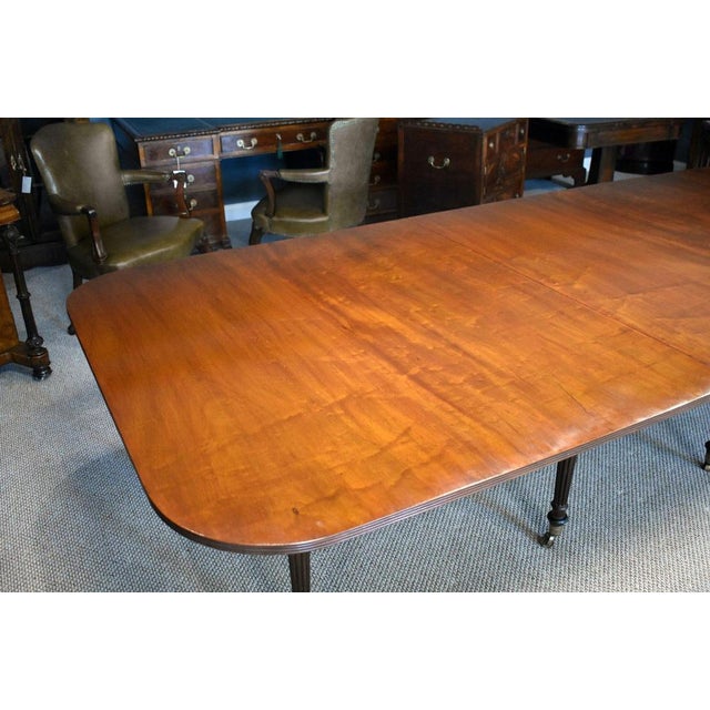 Early 19th Century Regency Mahogany Extending Dining Table, 1820s For Sale - Image 5 of 12