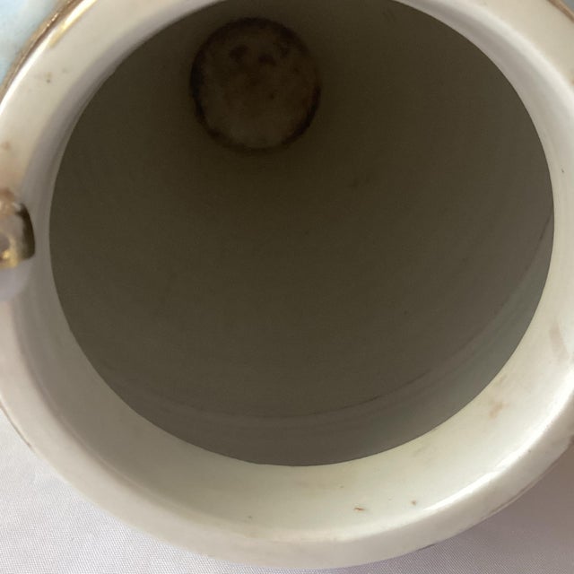Vintage Japanese Hand Painted Porcelain Vase, Bird-Design, 12 3/4” T For Sale - Image 10 of 12