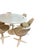 Tulip Dining Set with Round Pedestal Table and Swivel Chairs by Maurice Burke for Arkana, 1960s, Set of 7 For Sale - Image 6 of 11
