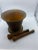 Large Antique Cast Iron Mortar & Two Pestles - 3 Piece Set For Sale In Portland, OR - Image 6 of 9