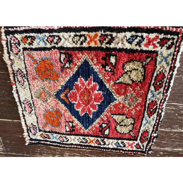 Early 20th Century Antique Melayer Botheh Rug, C-1900's 11" X 12" For Sale - Image 5 of 7