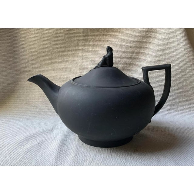 Antique Wedgwood Black Basalt Sybil Teapot,19th C. For Sale - Image 18 of 18