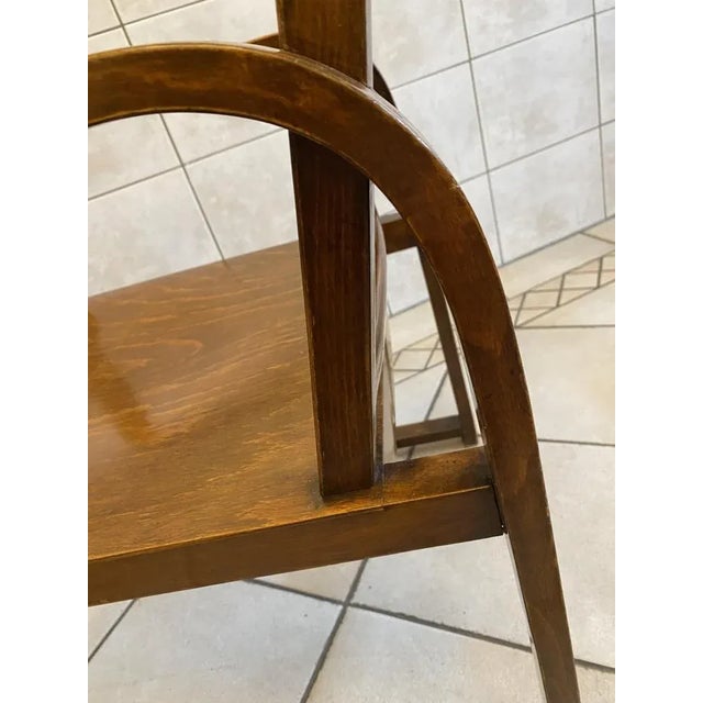 Set of Beech Armchairs from Tatra, Czech Republic, 1930s For Sale - Image 11 of 12