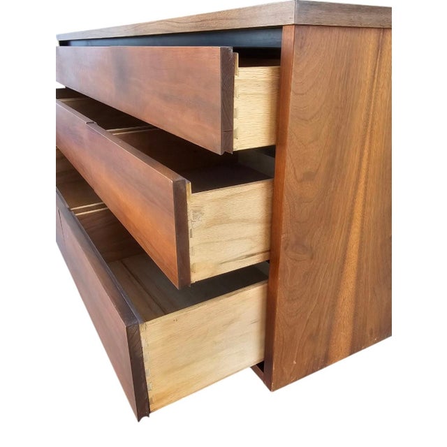 Wood Mid Century Dresser Credenza by Stanley For Sale - Image 7 of 14