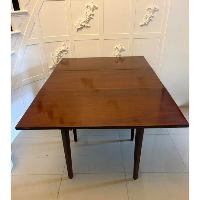 19th Century Antique Georgian Mahogany Six Leg Drop Leaf Dining Table, 1800 For Sale - Image 5 of 16