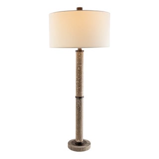 Tivoli Marble Gray/Bronze Lamp For Sale
