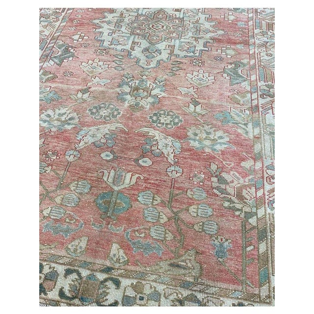 1960s Vintage Old Persian Bakhtiari Area Rug 5x10 For Sale - Image 9 of 11