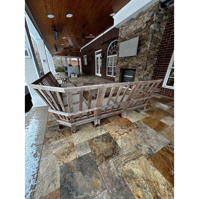 2020s Teak Sectional by Gloster For Sale - Image 5 of 12