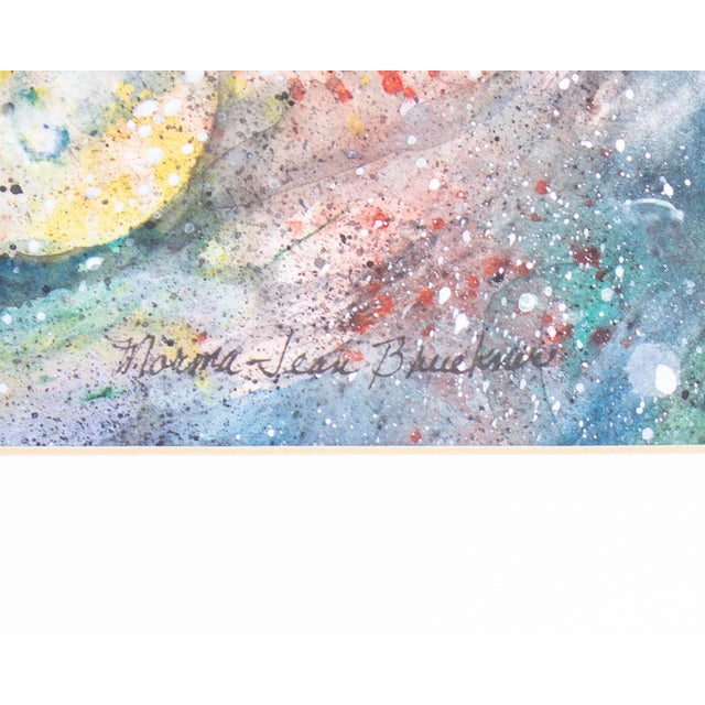 Paint “Beyond and Beyond” Abstract Watercolor Painting by Norma Jean Bruckner For Sale - Image 7 of 8