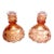 Mid 20th Century Pink Depression Glass Candlesticks - Set of 2 For Sale