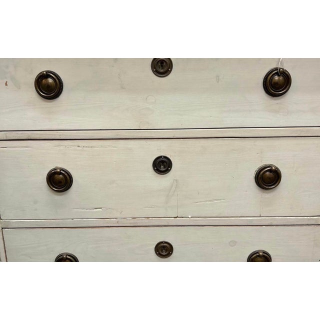 Gustavian (Swedish) Antique Gustavian Style Swedish Empire Chest of Drawers Commode For Sale - Image 3 of 6