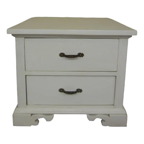 Shabby Bedside Cabinet, 1980s For Sale