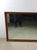 Mid-Century Modern Mid Century Modern Long Rectangular Wall Mirror With Walnut Frame For Sale - Image 3 of 17