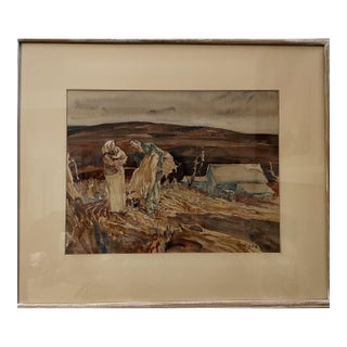 John Edward Costigan (American, 1888-1972) Watercolor on Paper For Sale