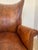 Hollywood Regency Dessin Fournir Crocodile Embossed Leather Wingback Statement Chair For Sale - Image 3 of 11