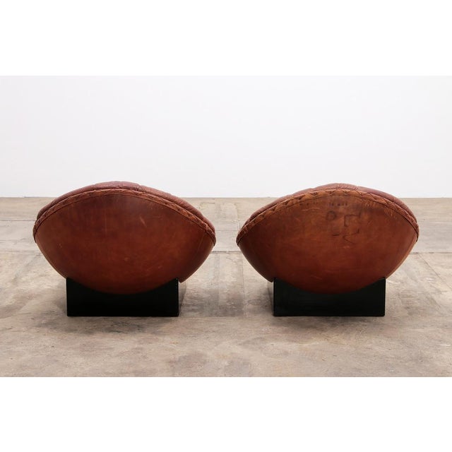Set of Lounge Set in Cognac Color by Illum Wikkelsø for Ryesberg Møbler, 1970 For Sale - Image 16 of 17