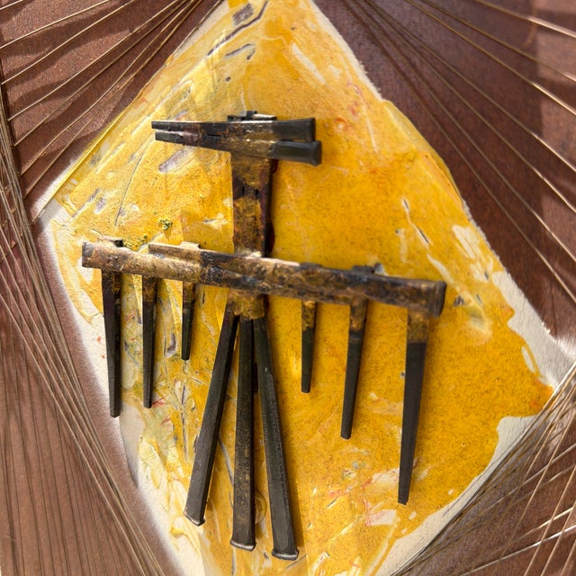 1990s Folk Art Mixed Media Piece For Sale In Houston - Image 6 of 7