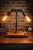 This distinctive industrial-style table lamp features an authentic metal pipe construction paired with a solid stained...