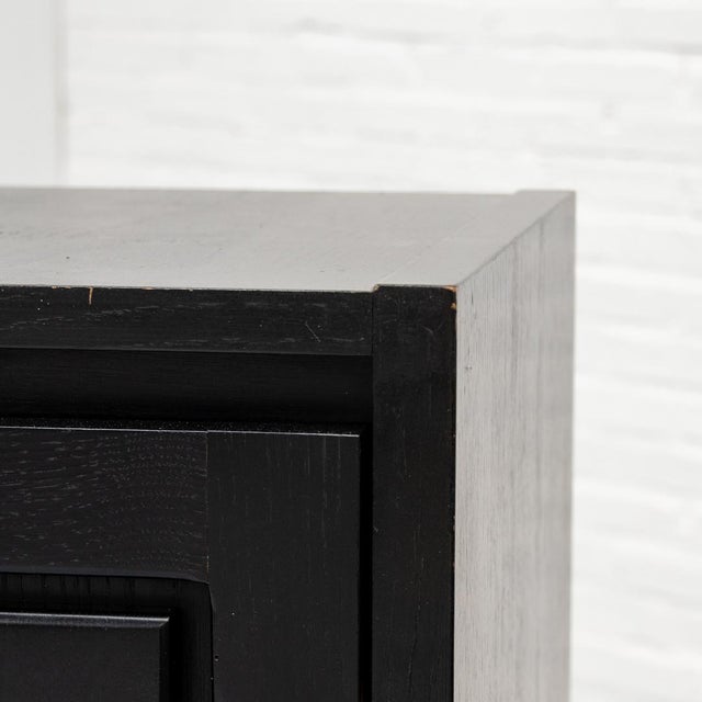 Vintage Brutalist Belgian Cabinet in Wood, 1970s For Sale - Image 15 of 16
