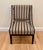Designmaster Furniture Eight Designmaster "Miami Host" Dining Chairs in Duralee Velvet Stripe For Sale - Image 4 of 9