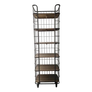 1990s Restoration Hardware Bakers Rack For Sale