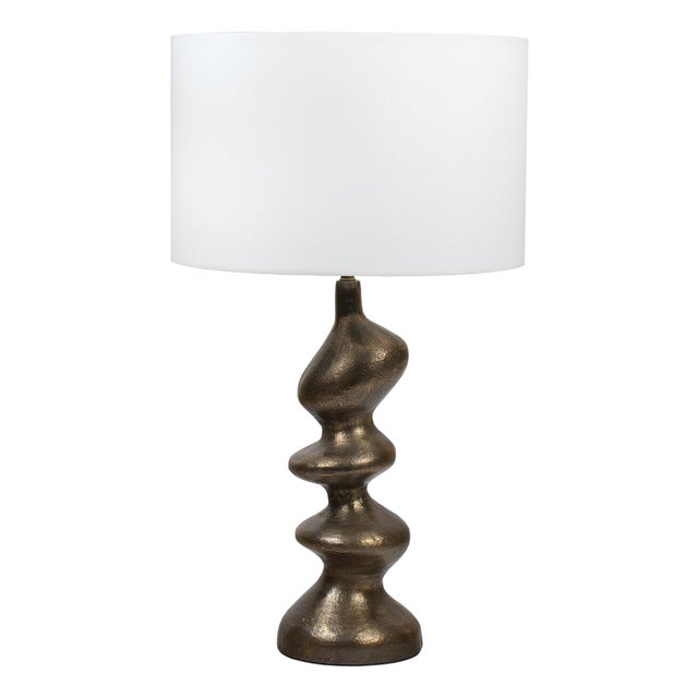 Blobby Table Lamp, Brass For Sale