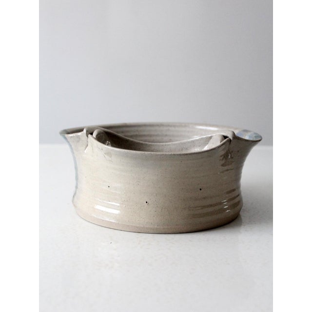 Late 20th Century Vintage Studio Pottery Bowl For Sale - Image 5 of 12