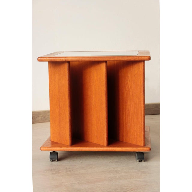 Vintage Teak Side Table with Magazine Rack & Casters from G Plan, 1960s For Sale - Image 11 of 18