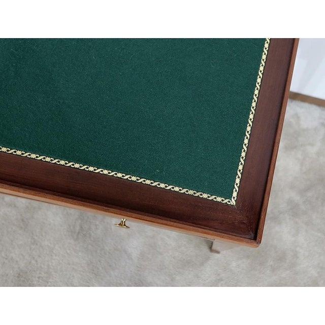 Small Louis XVI Mahogany Office Table For Sale - Image 12 of 18
