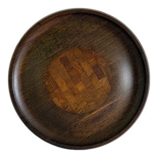 1960s Dansk Rare Woods Wenge & Teak Reversible Serving Board, Jens Quistgaard Design For Sale