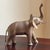 Large Mid-20th Century Brass Elephant Sculpture For Sale - Image 9 of 16