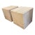 Italian Vintage Travertine Cube Side Tables, Pair For Sale