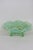 Jefferson Glass Meander Fluted Green Opalescent Candy Dish 3 Foot 4569b For Sale - Image 4 of 14