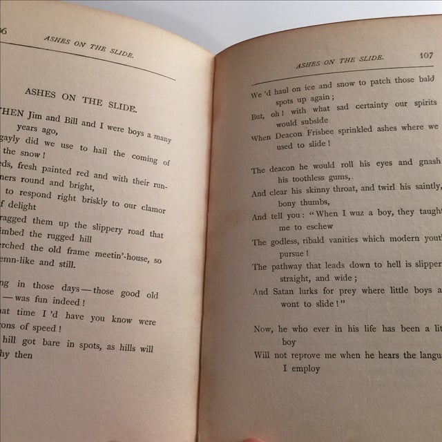 Paper Second Book of Verse Eugene Field C. 1895 Scribner For Sale - Image 7 of 11