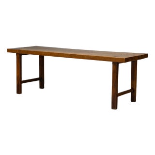 Elm Farm Table, 1850s For Sale